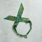 Virtue ABALONE ORNATE FLOWER SCARF NECKLACE