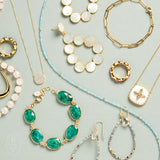 Elyssa Bass Designs PEARL CHARM BEZEL BRACELET