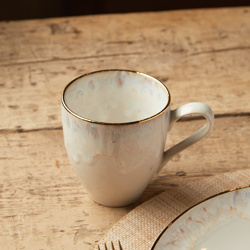 Casafina by Costa Nova TAORMINA MUG White_Gold