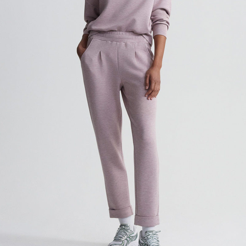 Varley THE ROLLED CUFF PANT 25 SALE Mauve Marl