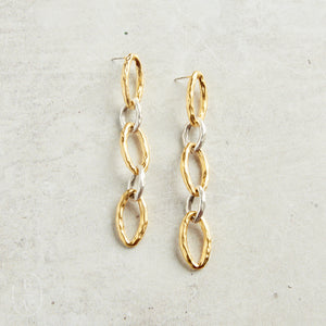 Virtue THE BLAIRE EARRINGS Two Tone