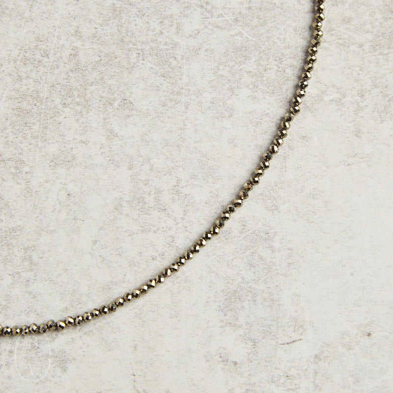Elyssa Bass Designs BEADED NECKLACE Pyrite