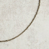Elyssa Bass Designs BEADED NECKLACE Pyrite