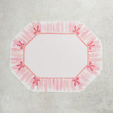 Rosanne Beck PINK RIBBON BORDER WITH BOWS POSH PLACEMAT PACK