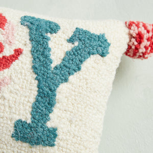 Peking Handicraft PINK JOY WITH POM POM PILLOW