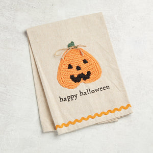 Mudpie HALLOWEEN CROCHET TOWEL