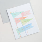 E Frances Paper WEDDING FLAGS CARD