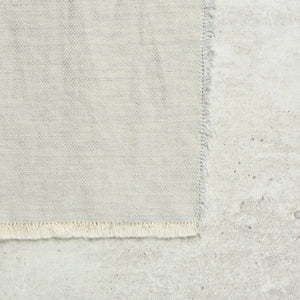 Deborah Rhodes WASHED FRINGE EDGE LINEN NAPKIN Grey 21