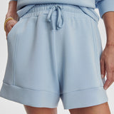 Varley ATRIUM HIGH RISE SHORT 4.5 Cashmere Blue