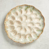 Etta B Pottery TWENTY FOUR EGG PLATTER Botanical