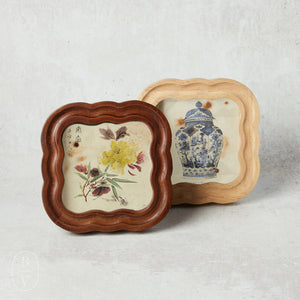 Bloomingville RUBBERWOOD SCALLOPED FRAME