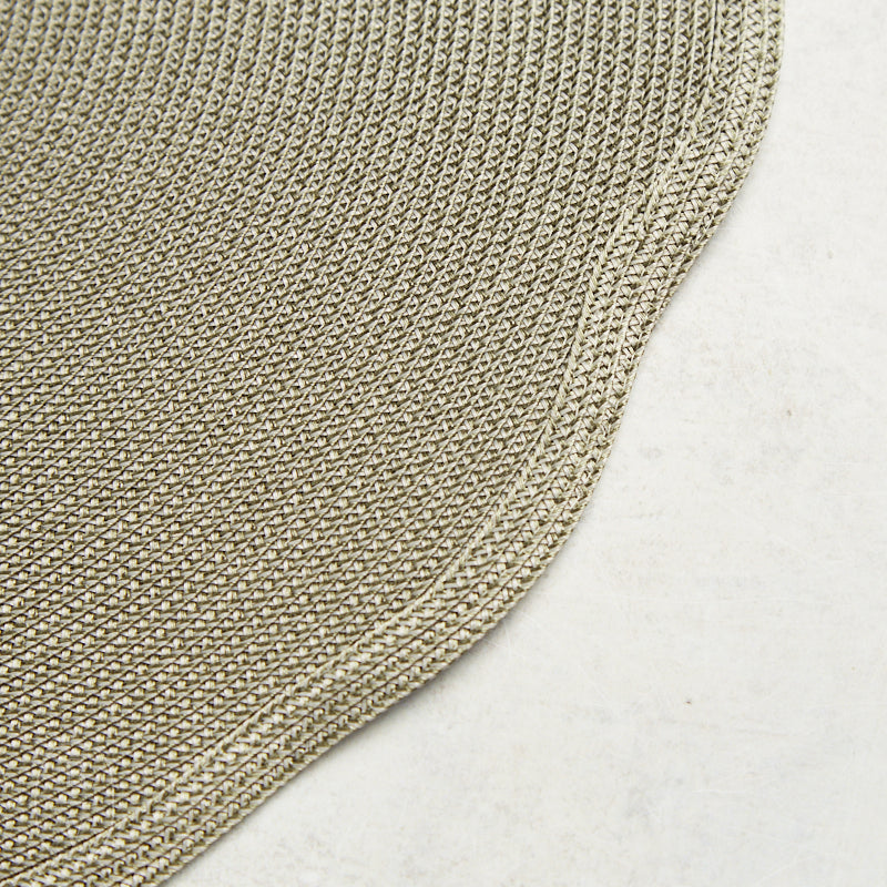 Deborah Rhodes SCALLOP ROUND TWO TONE PLACEMAT