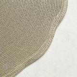 Deborah Rhodes SCALLOP ROUND TWO TONE PLACEMAT