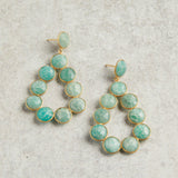 Elyssa Bass Designs O LIST EARRINGS Amazonite