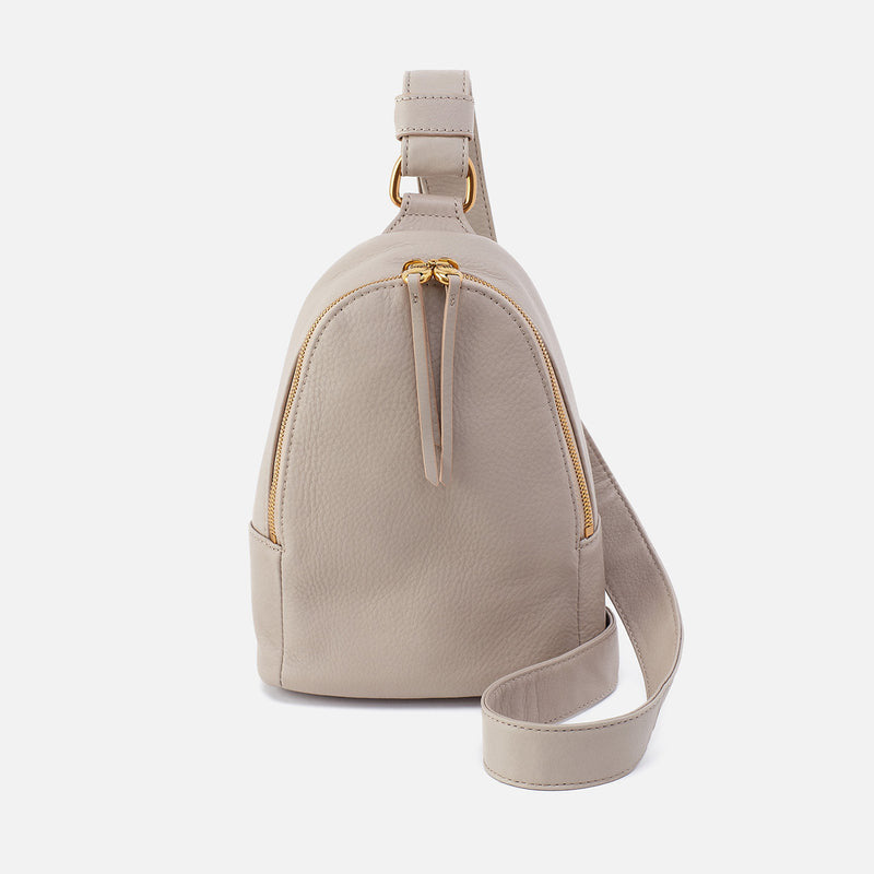 Hobo FERN SLING BAG Pebbled Leather Taupe