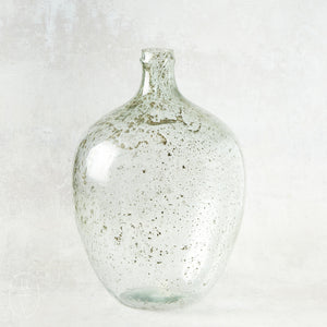 Creative Co-op SEEDED GLASS VASE Green 15