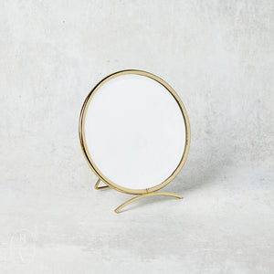 Creative Co-op FOLDING BRASS MIRROR