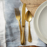 Mepra PERLA 5 PIECE PLACE SETTING Peltro Oro