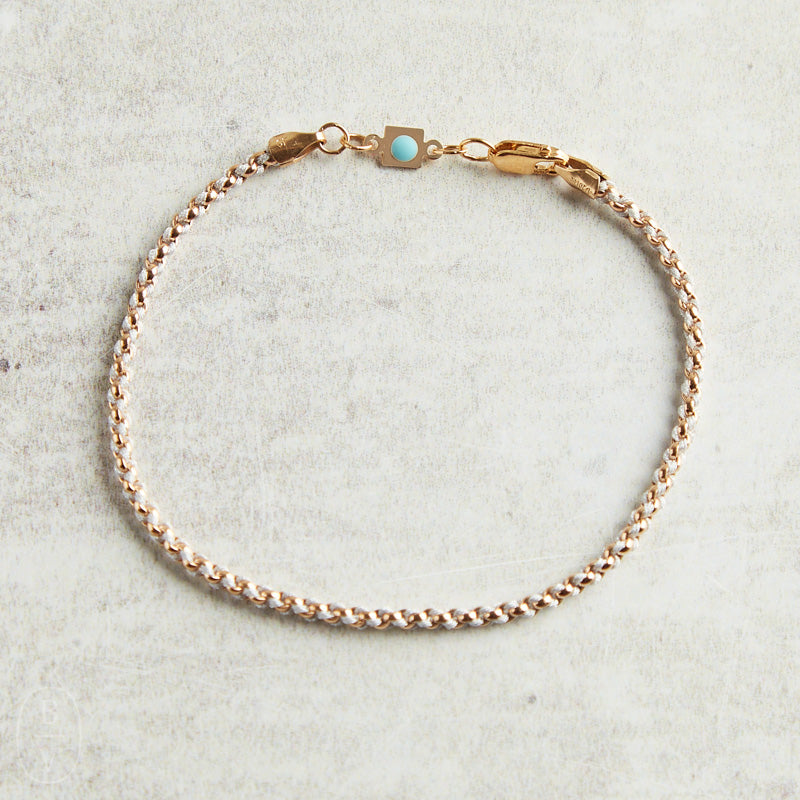 eNewton Design HOPE TOGETHER BRACELET Platinum