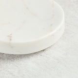Creative Co-op ROUND MARBLE SOAP DISH