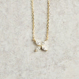 Elyssa Bass Designs DAISY DELICATE NECKLACE Gold