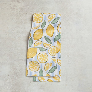 Geometry SOUR LEMON STRIPES TEA TOWEL