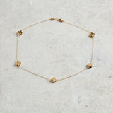 eNewton Design SIMPLICITY CHAIN GOLD SIGNATURE CROSS CHOKER