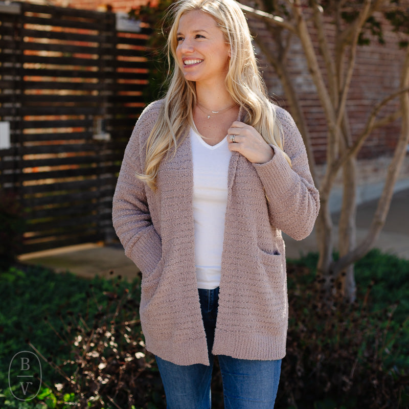 Cozychic Boucle Welt Pocket Cardigan By Barefoot Dreams – Bella