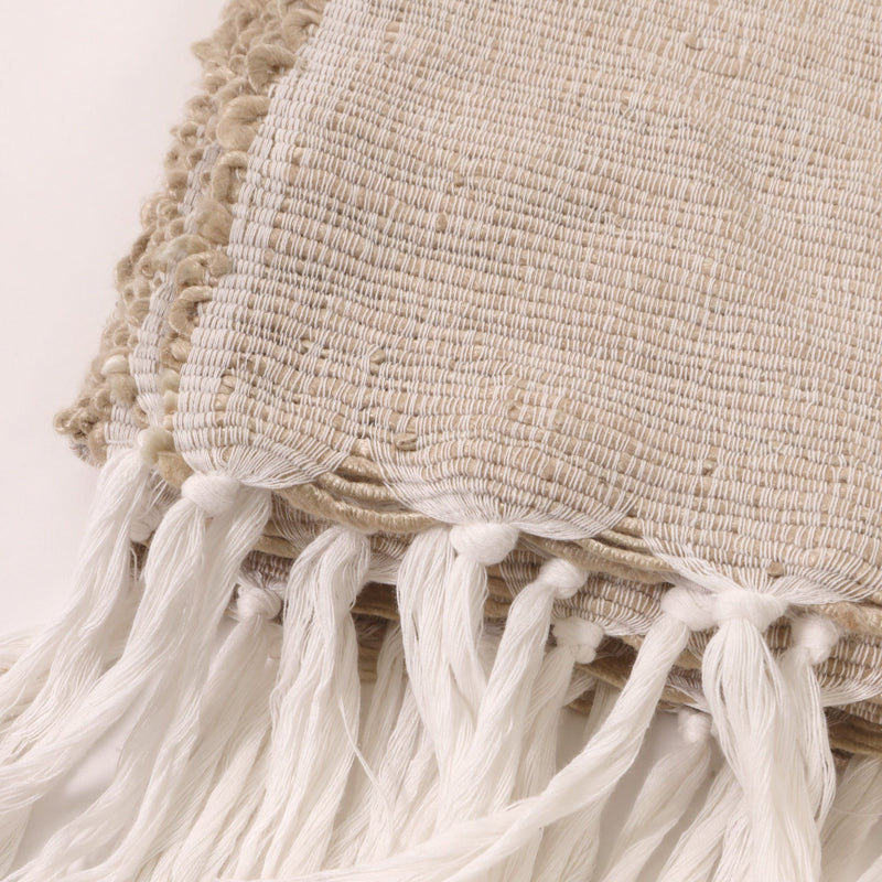 Pom Pom At Home ATHENA THROW Natural 50 x 70