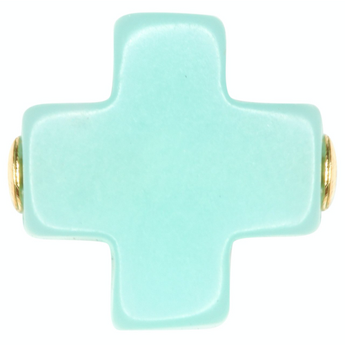 eNewton Design SIGNATURE CROSS STUD Mint