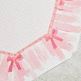 Rosanne Beck PINK RIBBON BORDER WITH BOWS POSH PLACEMAT PACK