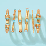 Julie Vos NASSAU STONE BANGLE BRACELET