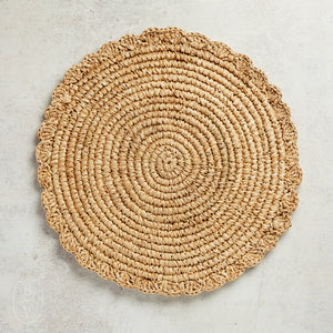 Blue Pheasant AMELIA PLACEMAT Natural Round
