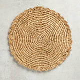 Blue Pheasant AMELIA PLACEMAT Natural Round