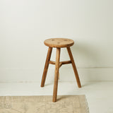 Knock on Wood Antiques WOOD STOOL Round