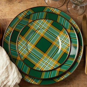 MacKenzie-Childs ENAMEL DESSERT PLATE