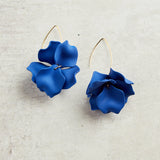 Virtue HYACINTH TIERED MARQUIS HOOK EARRINGS Royal