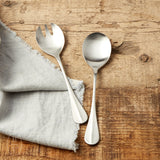 Casafina by Costa Nova NAU 2 PIECE SALAD SERVING SET Brushed