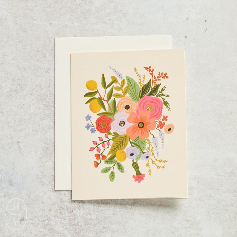 Rifle Paper Co GARDEN PARTY CARD Blush
