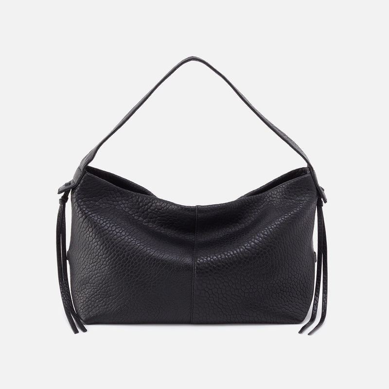Hobo BONITA HOBO BAG Black Bubble Pebbled Leather