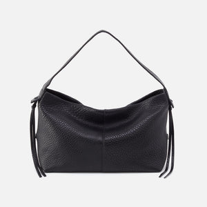 Hobo BONITA HOBO BAG Black Bubble Pebbled Leather