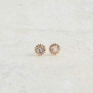 Virtue DIAMOND POST STUD EARRINGS Gold