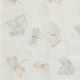 Kim Seybert MONARCH GARDEN NAPKIN White_Iridescent
