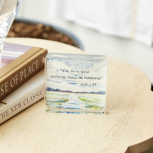 Lauren Dunn ACRYLIC SCRIPTURE BLOCK