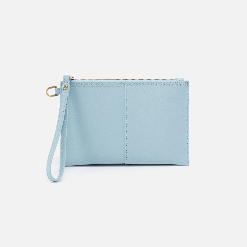 Hobo VIDA SMALL POUCH - SPRING 24 Starlight Blue Pebbled Leather
