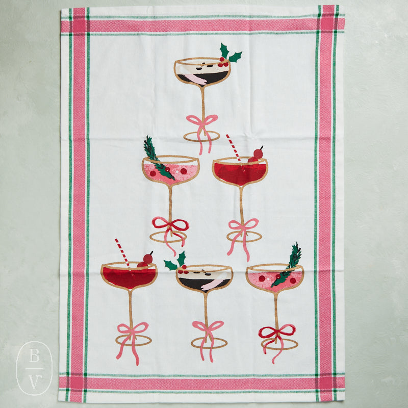TAG COCKTAIL TOWER DISHTOWEL