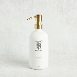 Thomas Blonde GLASS DISPENSER HAND LOTION Blonde