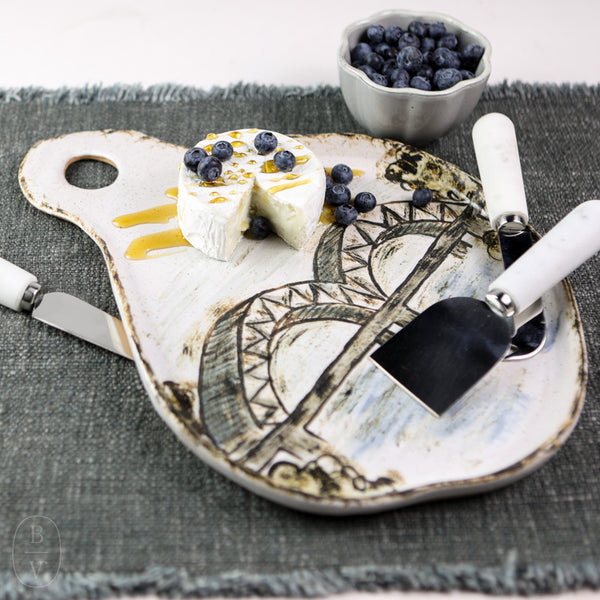 ウェッジウッド ベイリーバンクス&ビドル　フィラデルフィア　大皿 Etta B Pottery - Memphis Bridge Tray - Represent Your City – Bella