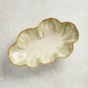 Etta B Pottery FLUTTER DISH Matcha Latte