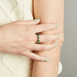 Elyssa Bass Designs CONTINUOUS GEMSTONE RING